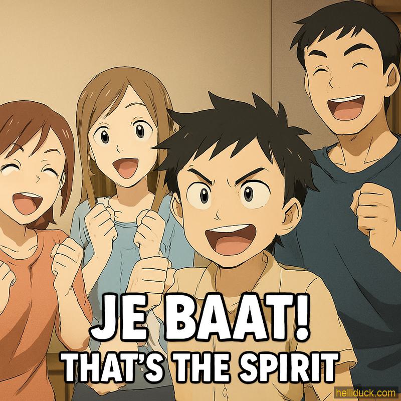 Je Baat! That's the Spirit